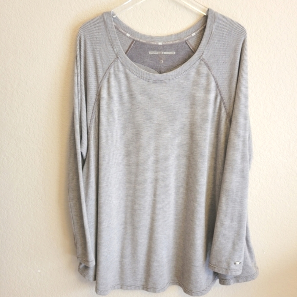 Tommy Hilfiger Sport Striped Top Sz XXL